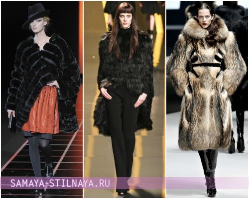 Самые модные шубы 2012-2013 – на фото модели Giorgio Armani, Elie Saab, Viktor&Rolf
