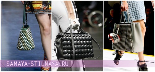 Модные сумки в пупырышках от Dolce & Gabbana, Moschino, Fendi