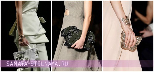 Модные женские сумочки 2013 – на фото модели от Prada, Carven и Valentino