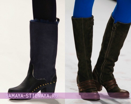 Модные сапоги зима 2012-2013 от Anna Sui