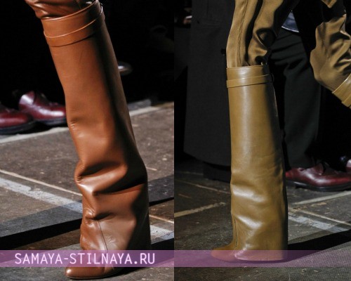 Сапоги Givenchy Осень-Зима 2012-2013 на скрытом каблуке