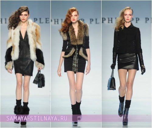 С чем носить гетры из одежды и обуви в романтическом стиле – на фото модели Philipp Plein Осень-Зима 2012-2013