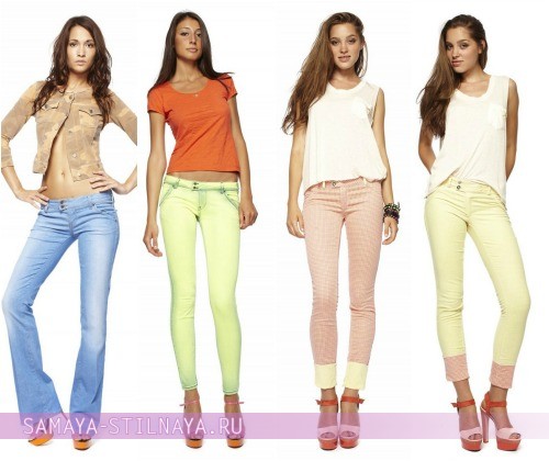 Яркие стильные джинсы MET in Jeans Весна-Лето 2013