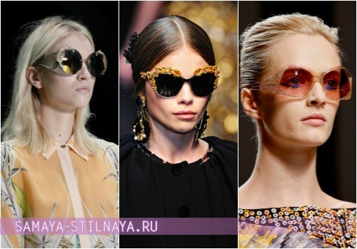 Модные очки 2013 от Roberto Cavalli, Dolce Gabbana и Fendi