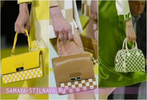 Модели клетчатых сумок от Louis Vuitton