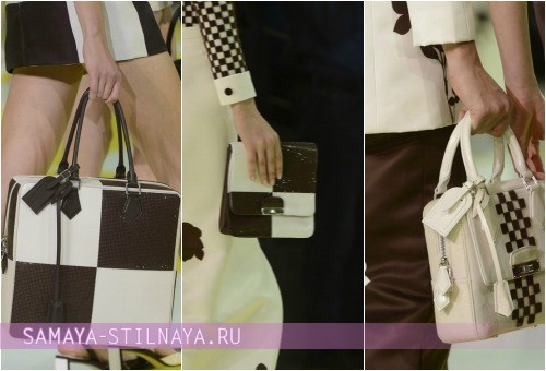 Модные сумки в клетку от Louis Vuitton