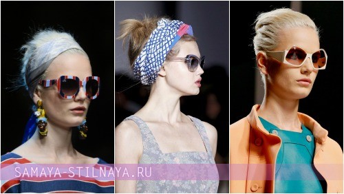 Какие очки модно носить этим летом, на фото модели Dolce & Gabbana, Marc by Marc Jacobs и Fendi