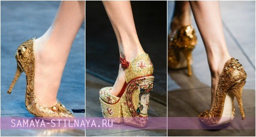 Шикарная обувь Dolce & Gabbana 2013-2014