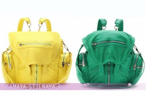 Женские рюкзаки из кожи Alexander Wang фото