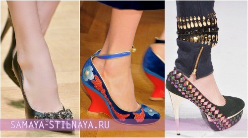 Модная осенняя обувь 2013 - женские туфли