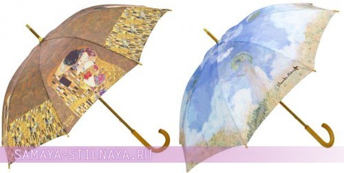 Стильные зонты женские с оригинальным рисунком